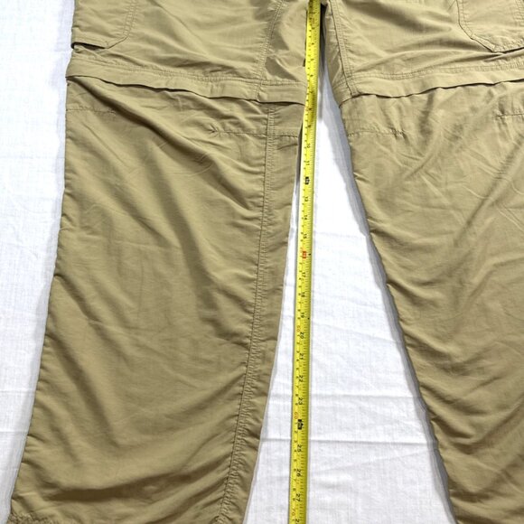 REI Convertible Pants Mens XL Tan Cargo UPF 50+ Outdoor Camping Hiking 32L VTG - Picture 9 of 16